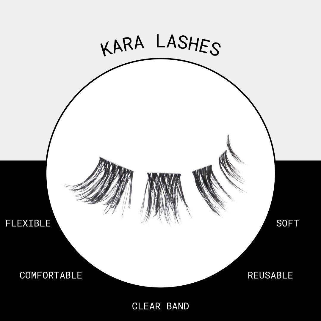 KARA | DIY EYELASHES - Premium false eyelashes from Jeauxette Beauty - Just $5.99! Shop now at Jeauxette Beauty