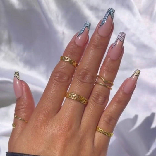 CORA - Premium press-on nails from JEAUXETTE - Just $5.99! Shop now at Jeauxette Beauty