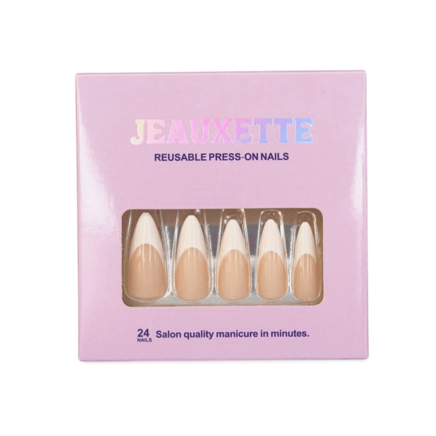 Jeauxette reusable press-on nails packaging