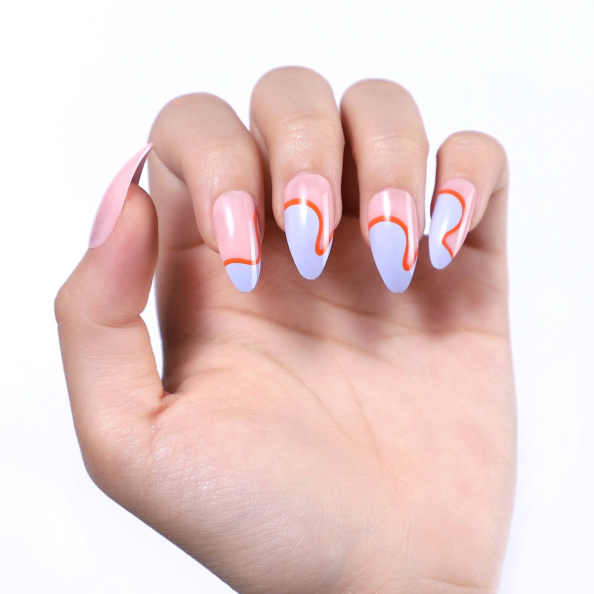 LOLA - Premium press-on nails from JEAUXETTE - Just $5.99! Shop now at Jeauxette Beauty