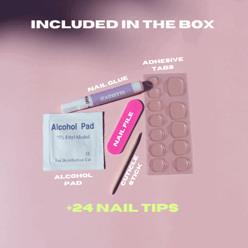 JANE 004 - Premium press-on nails from JEAUXETTE - Just $5.99! Shop now at Jeauxette Beauty
