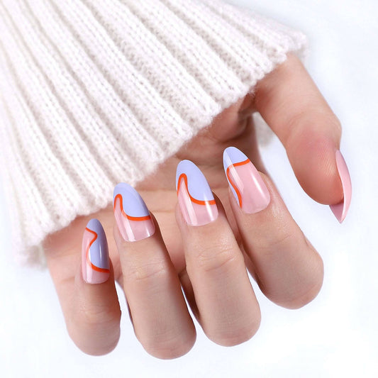 LOLA - Premium press-on nails from JEAUXETTE - Just $5.99! Shop now at Jeauxette Beauty