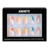 Jeauxette nail art kit with polka dot designs on a white background