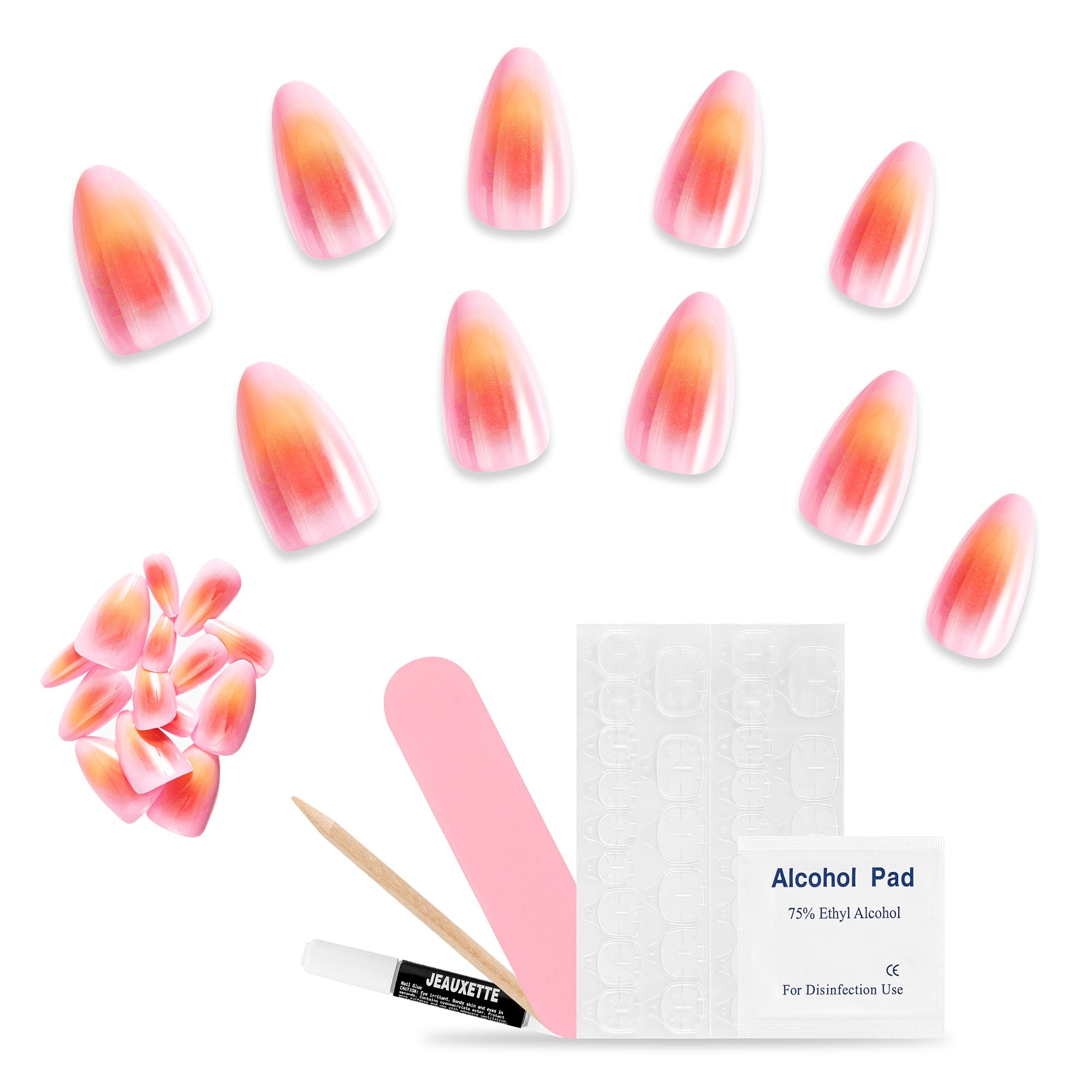 AURA II PRESS - ON NAILS KIT - Jeauxette Beauty