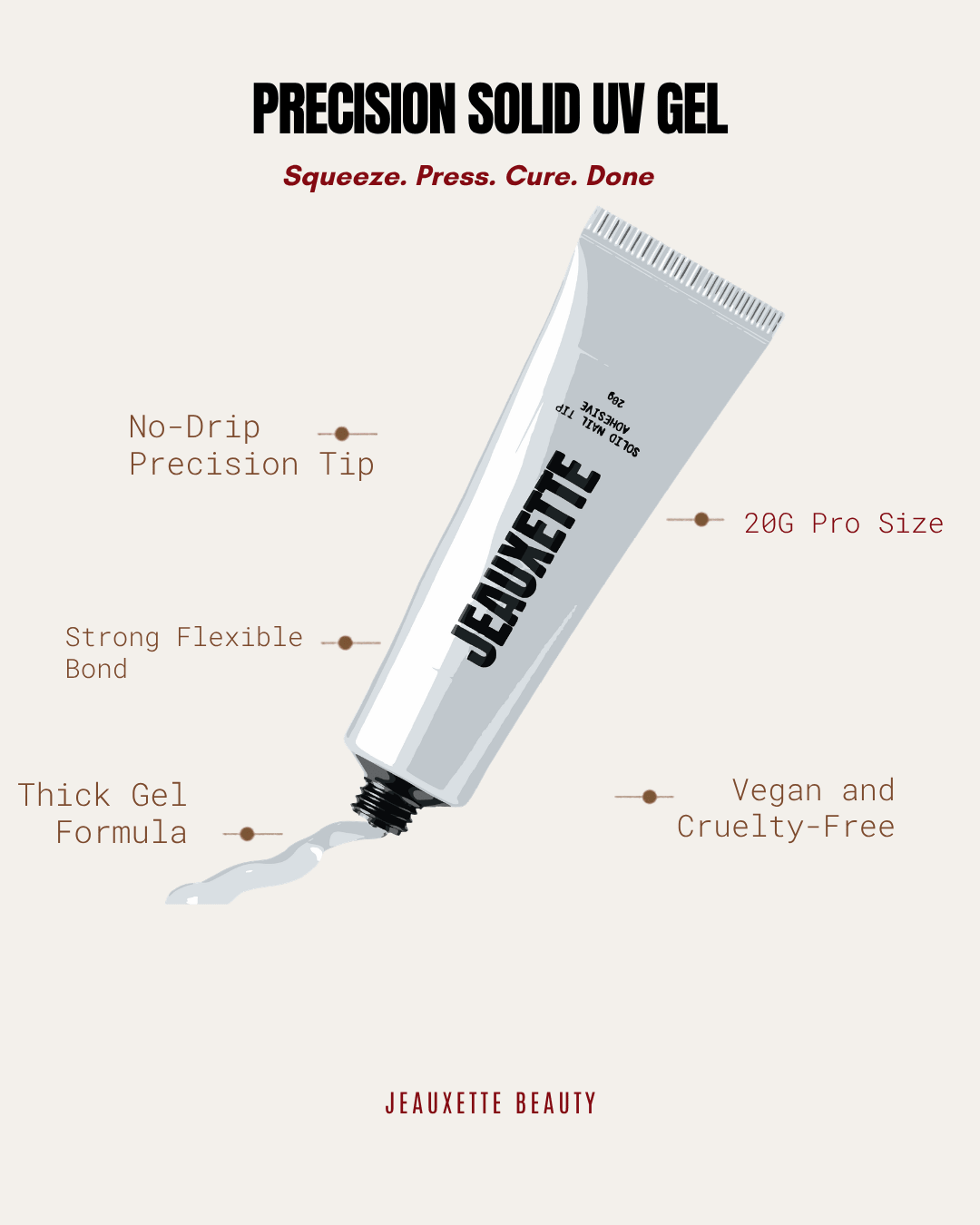 PRESICION SOLID UV GEL - Jeauxette Beauty