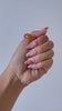 Stylish Hazel ombre press-on nails featuring star pattern.