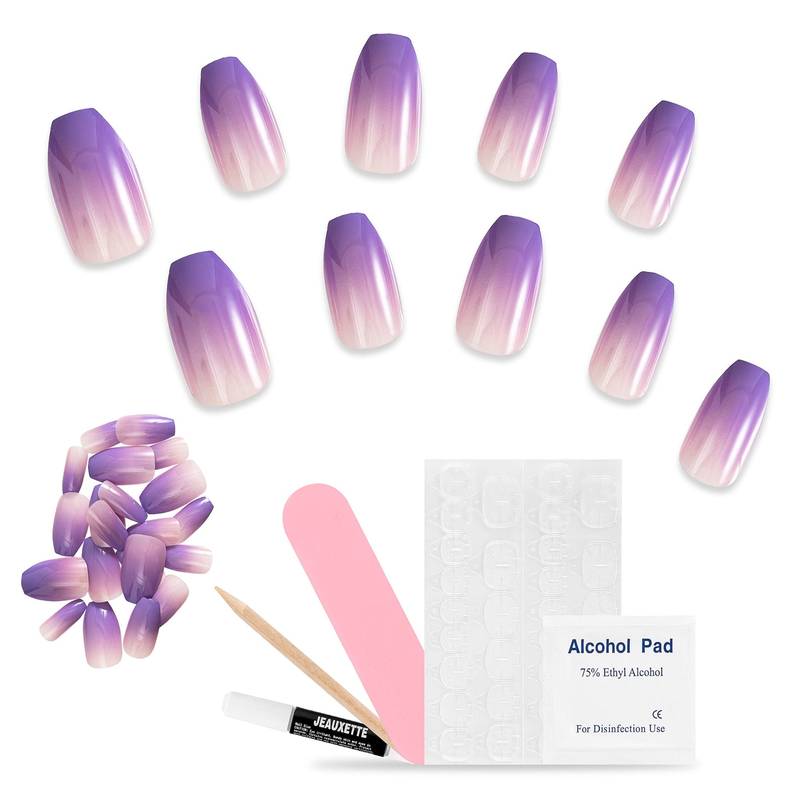 VIOLET PRESS - ON NAILS KIT - Jeauxette Beauty